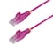 Startech.Com 20ft Pink Slim CAT6 Ethernet Cable, Snagless RJ45, 28AWG Bare Copper, LSZH N6PAT20PKS - alternate 1