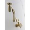 Kingston Brass Wall Mount Pot Filler Faucet, Brushed Brass KS2107RX - alternate 6