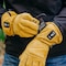 Actionheat 7V Rugged Leather Heated Work Gloves, Unisex, Yellow, M 810058850447 - alternate 8
