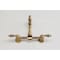 Kingston Brass Two-Handle Wall Mount Bridge Kitchen Faucet, Antique Brass KS2443AL - alternate 6