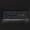Flash Furniture Agent Black LeatherSoft Reception Sofa with Left and Right Side Charging Banks, Includes 2 Outlets,  BT-827U-3-BK-CHR-GG - alternate 10