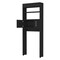 Homeroots 25" Black Wood Freestanding Single Door Bathroom Vanity 488500 - alternate 1