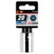 Perform Tool Socket 1/2 In Drive; 20 mm; Metric; 6 Point; Polished Nickel Chrome Plated; Vanadium Alloy Steel W32220 - alternate 2
