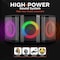 Pyle Portable Bluetooth Speaker with 8 in Inch Woofer, TWS, Mic Input, USB/SD/FM Radio, Colorful Ring PPHP868STBG - alternate 5