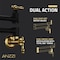 Anzzi Marca 24 in. Dual Swivel Pot Filler in Matte Black Brushed Gold KF-AZ259MBBG - alternate 9