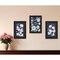 Homeroots Set Of Three Its Beautiful to Be Different Black Framed Print Wall Art, 3PK 408186 - alternate 3