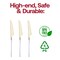 Smarty Had A Party Gold with White Handle Moderno Disposable Plastic Dinner Knives (240 Knives), 240PK 9320-GWK-CASE - alternate 10