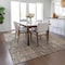 Homeroots 3' X 5' Beige Gray And Taupe Abstract Washable Indoor Outdoor Area Rug 577223 - alternate 9