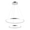 Jonathan Y Brice 24" 2-Light Modern Contemporary Metal Round Integrated LED Pendant, Chrome JYL7204C - alternate 10