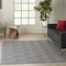 Homeroots 5' X 7' Dark Gray And Light Gray Geometric Indoor Outdoor Area Rug 550606 - alternate 9