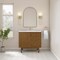 James Martin Vanities Laurent 36" Sgl Vanity, Honey Oak w/ Sgl Hole 3 CM White Zeus Silestone Top and Matching Backsplash 545-V36-HNO-1WZ - alternate 10