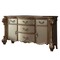 Homeroots 71" Gold Solid Wood Dresser 374244 - alternate 1