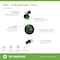 Symmons Single Handle Wall Mount Tub and Shower Trim Kit with Diverter Lever - Valve Not Included S5592MB15TRM - alternate 3
