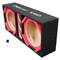 Deejay Led Two 12-in Woofers plus Three Tweeters RED Empty Chuchera Speaker Enclosure D12T3RED - alternate 7