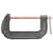 Vulcan C-Clamp, 5 in Max Opening Size, 2-3/8 in D Throat, Steel Body, Gray Body JL27364 - alternate 1