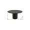 Homeroots 60" Black Solid Wood Pedestal Base Round Top Dining Table 721034 - alternate 7