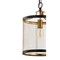 Jonathan Y Elena 10" Lantern Metal LED Pendant, Black/Brass Gold JYL9530A - alternate 11
