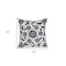 Homeroots 22" Beige and Indigo Floral Cotton Throw Pillow With Embroidery 529230 - alternate 6