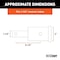 Curt Receiver Tube Adapter, 350 lb, Carbon Steel, Gloss/Powder-Coated, For: 1-1/4 to 2 in Shanks 45785 - alternate 4