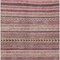 Homeroots 9' X 12' Pink And Taupe Striped Washable Indoor Outdoor Area Rug 615354 - alternate 9
