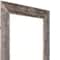 Homeroots Rustic Weathered Gray Reclaimed Wood Plank Mirror With Shelf 380345 - alternate 5