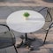 Flash Furniture TopGuard 31.5" Round White Faux Marble Outdoor Tabletop with Seamless Surface Technology ST-RD800C-1-M-3A-M-WH-MAR-GG - alternate 8