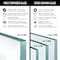 Vigo E-Class 36 in. L x 48 in. W x 82 in. H Frameless Sliding Shower Enclosure Kit in Matte Black VG6053MBCL48WR - alternate 7