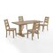 Crosley Joanna 5-Piece Dining Table Set For 4 KF13064RB-RB - alternate 1