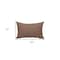 Homeroots 12" X 18" Brown Cotton Throw Pillow 529181 - alternate 5