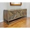 Homeroots 52in Wood Brown Solid Wood Cabinet Enclosed Storage Distressed TV Stand 489502 - alternate 8