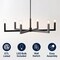 Jonathan Y Darcy 35" 6-Light Grand Modern Industrial Adjustable Geometric Architectural Square-Arm Candle-Style JYL9561B - alternate 11