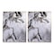 Homeroots Set of Two White Framed Art, 2PK 401282 - alternate 1