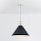 Hudson Valley Lighting Painted No. 2 Pendant in Polished Nickel/Darkest Blue by Mark D. Sikes MDS352L-PN/DBL - alternate 7
