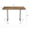 Flash Furniture Commercial All-Weather 48x30 Natural HPL Tabletop with Silver T Bases ST-REC3048-NAT-T0522S-GG - alternate 10