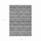 Homeroots 3' X 5' Gray And Silver Geometric Washable Indoor Outdoor Area Rug 610709 - alternate 7