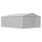 Arrow Classic 14 x 17 x 7 ft Flute Grey Steel Storage Shed CLG1417FG - alternate 1