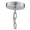 Jonathan Y Glenn 8-Light 22.5" Metal Sputnik-Style LED Chandelier, Chrome JYL9017A - alternate 11