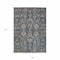 Homeroots 9' X 12' Navy Blue Beige And Taupe Oriental Washable Indoor Outdoor Area Rug 582102 - alternate 9