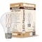 Bulbrite LED Filament, 9 Watt Dimmable A19 Light Bulb, Clear Glass Finish, E26 Base, 4000K, 1100 Lumens, 4PK 862302 - alternate 12