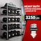 Shuntong Atlas 5-Tier 48 in.W x 24 in.D x 72 in.H Heavy Duty Storage Shelving Load 3250 Lbs, Laminated Board, Dark Grey ATB-D48-24-72-5B - alternate 6