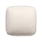 Homeroots 18" Ivory Polyester Cube Outdoor Pouf Ottoman 551568 - alternate 9