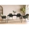 Leisuremod Rectangular 55.11 in W, 28.7 in L, Glass/Aluminum, Clear ATBL-55CL-G - alternate 14