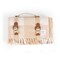 Picnic Time Family Of Brands Montecito Picnic Blanket with Harness, Beige Gingham 639-00-298-000-0 - alternate 1
