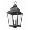 Z-Lite Raphael Sand Black 5 Light Outdoor Post Mount Fixture 5029PHXXLS-BK - alternate 5