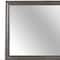 Homeroots 37" Gray Wood Framed Accent Mirror 478625 - alternate 6
