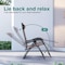 Serenelife Outdoor Zero Gravity Lounge Chair Set with Table SLZGHTBRM65 - alternate 5