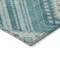 Homeroots 8' X 10' Teal Blue And Ivory Tribal Washable Indoor Outdoor Area Rug 598157 - alternate 9