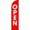 Showdown Displays 13 Ft  Premium Blade Sail Sign Double-Sided Graphic  - Open Red 908122-002 - alternate 2