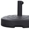 Homeroots Black Plastic Umbrella Base 370594 - alternate 5