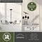 Vaxcel Annabelle 6-Light Farmhouse Chandelier, Matte Black, Candle Style, 36-In. Wide H0320 - alternate 9